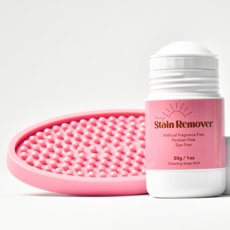 Mary’s Stain Remover - Natural & Powerful Refillable Stain Stick with Scrub Base, Only 6 Ingredients, Safe for Baby Clothes, Toddler & Kid Laundry. Works on Blood, Grass, Ink, Food, Markers & More - Image 1